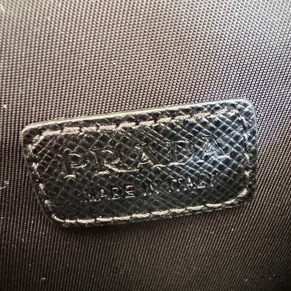 Prada Saffiano and Nylon Crossbody Mini Pouch Bag - Picture 13 of 15